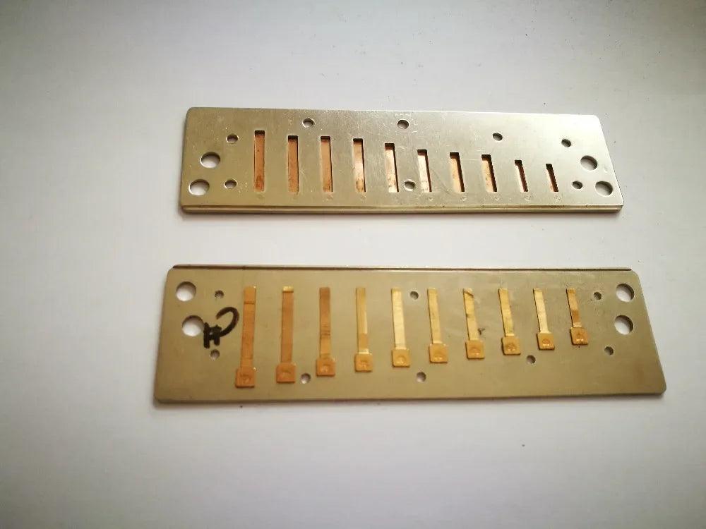 Reed plates for KONGSHENG Solist and Sunrise harmonicas