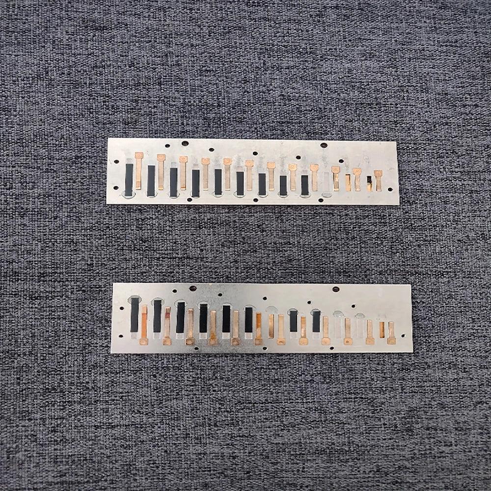Replacement reed plates for KONGSHENG SC-12 LYRA harmonica