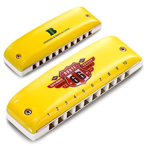 KONGSHENG Rt 66 Diatonic harmonica in yellow and white