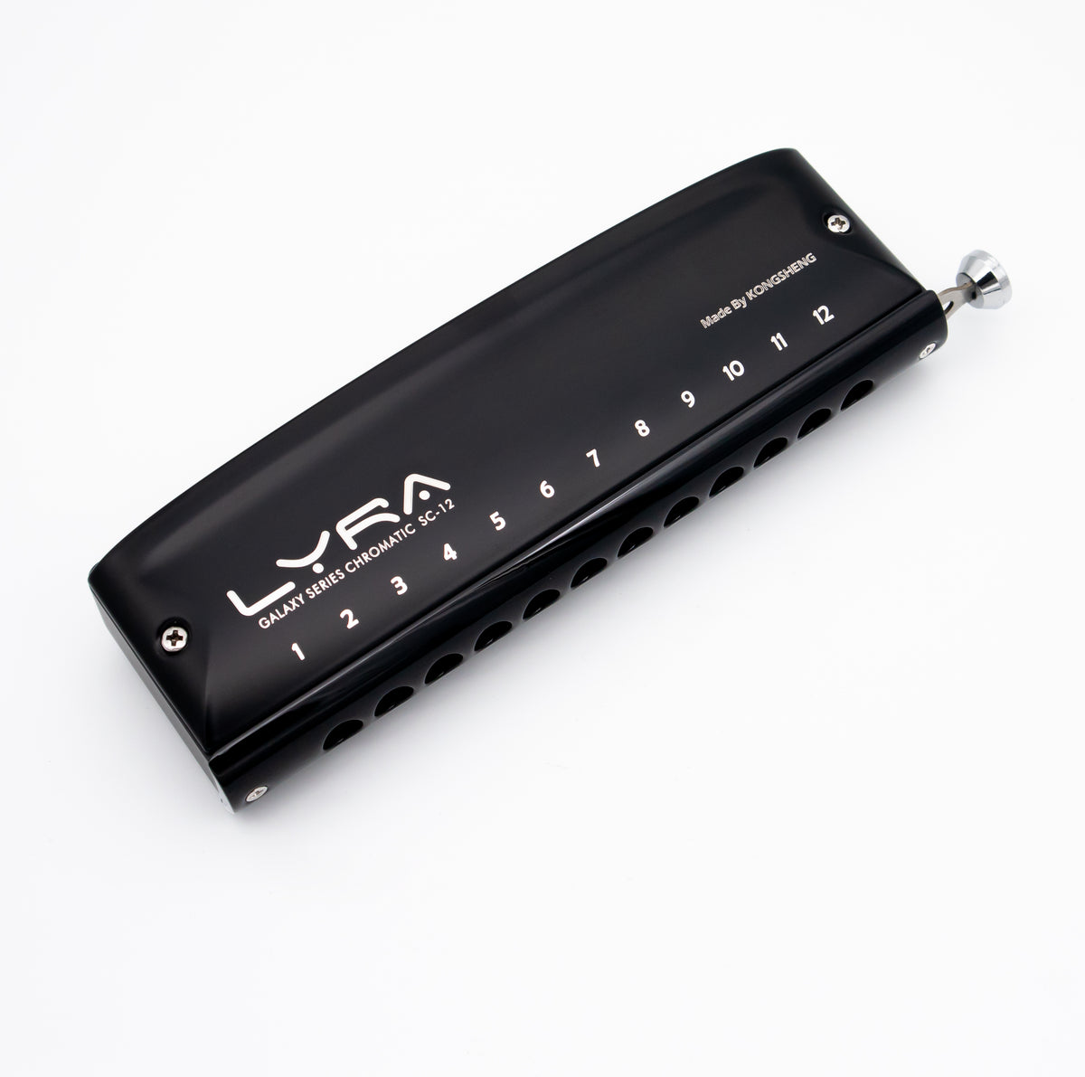 Kongsheng Lyra 12-Hole 48 Tone Chromatic Harmonica Key of C Professional Wind Instrument